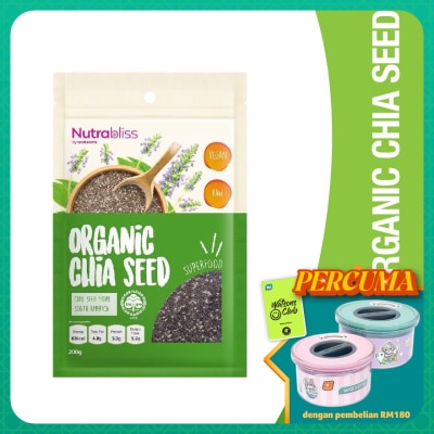 NUTRABLISS BY WATSONS Organic Chia Seeds 200g 1's