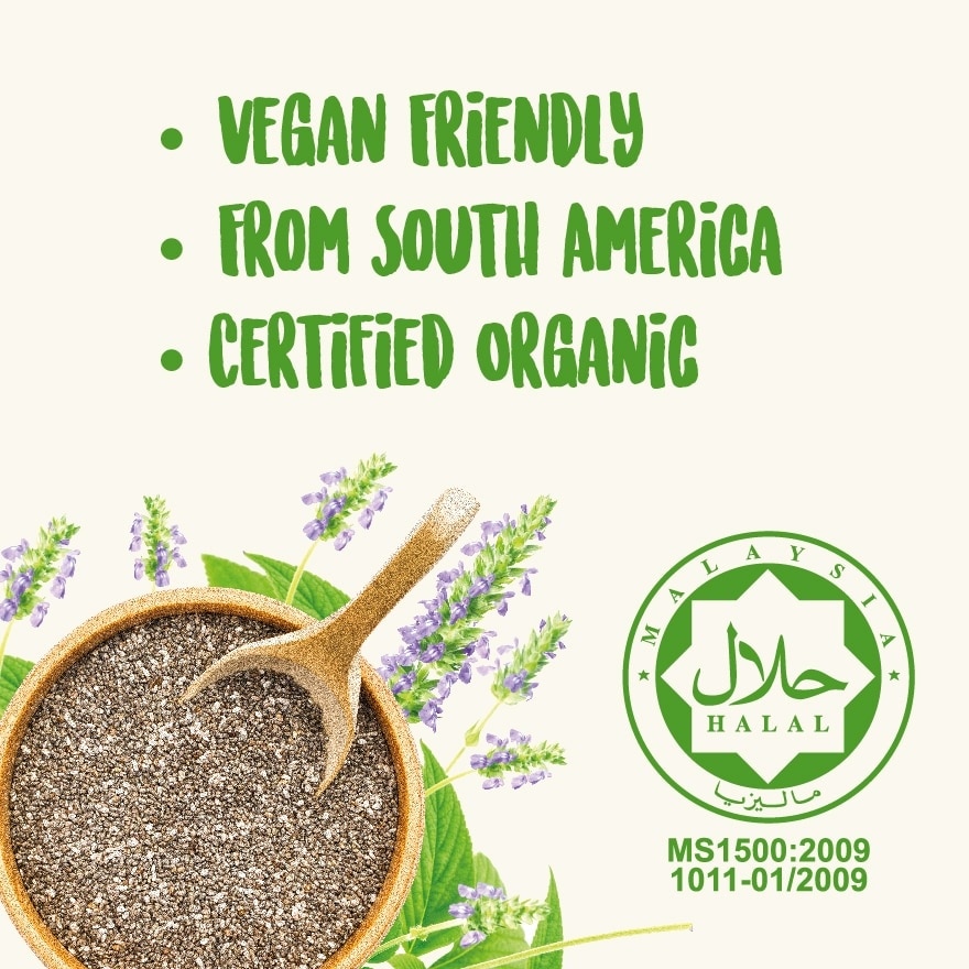 Organic Chia Seeds 200g 1's