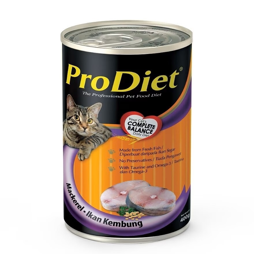 Mackerel Cat Wet Food 400g