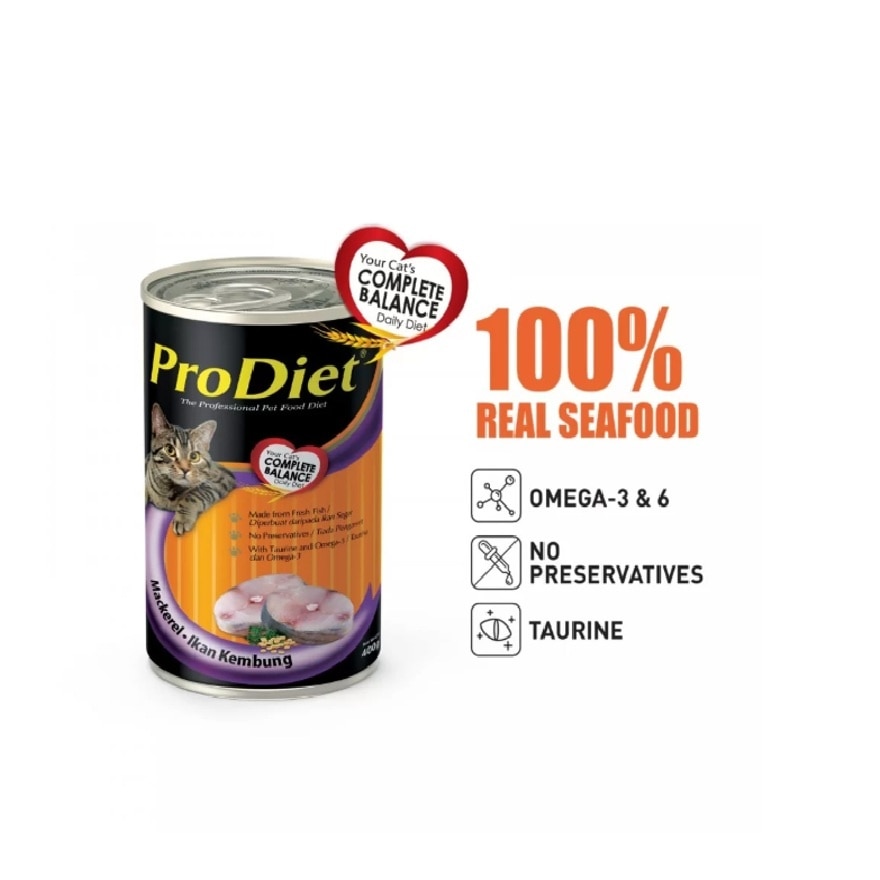 Mackerel Cat Wet Food 400g