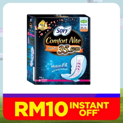 SOFY Comfort Nit Side Gathers SlimWing 35.5cm 14S