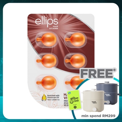 ELLIPS Hair Vitamin With Ginseng & Honey 6's