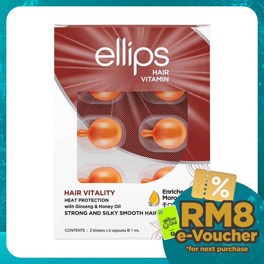 Hair Vitamin With Ginseng & Honey Oil 2 x 6's