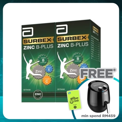 SURBEX Zinc 2 x 60's (*MAL Item)