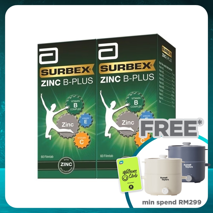 Zinc 2 x 60's (*MAL Item)