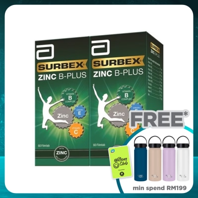 SURBEX Zinc 2 x 60's (*MAL Item)