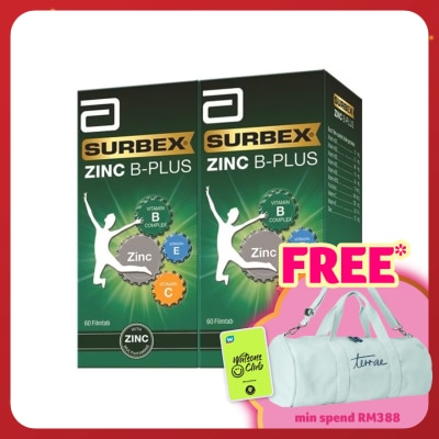 SURBEX Zinc 2 x 60's (*MAL Item)
