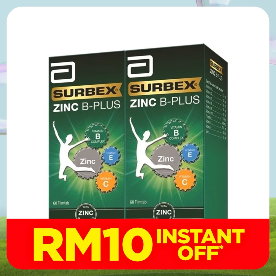 Zinc 2 x 60's (*MAL Item)