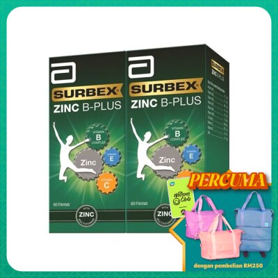 SURBEX - Zinc 2 x 60's (*MAL Item)