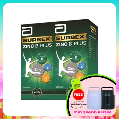 SURBEX - Zinc 2 x 60's (*MAL Item)