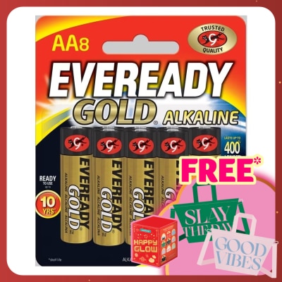 EVEREADY Gold Alkaline Battery AA 8 pcs/pack