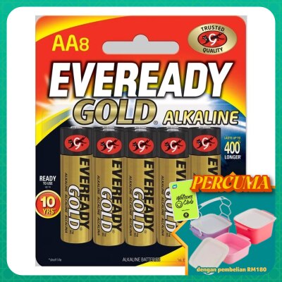 EVEREADY - Gold Alkaline Battery AA 8 pcs/pack