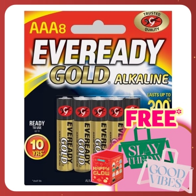 EVEREADY Gold Alkaline Battery AAA 8pcs/pack