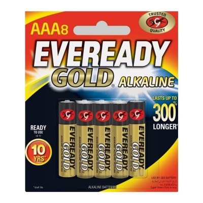 EVEREADY Gold Alkaline Battery AAA 8pcs/pack