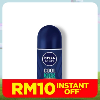 NIVEA FOR MEN Deodorant Roll On Cool Kick Energy Fresh 50ml