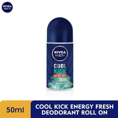 NIVEA FOR MEN Deodorant Roll On Cool Kick Energy Fresh 50ml