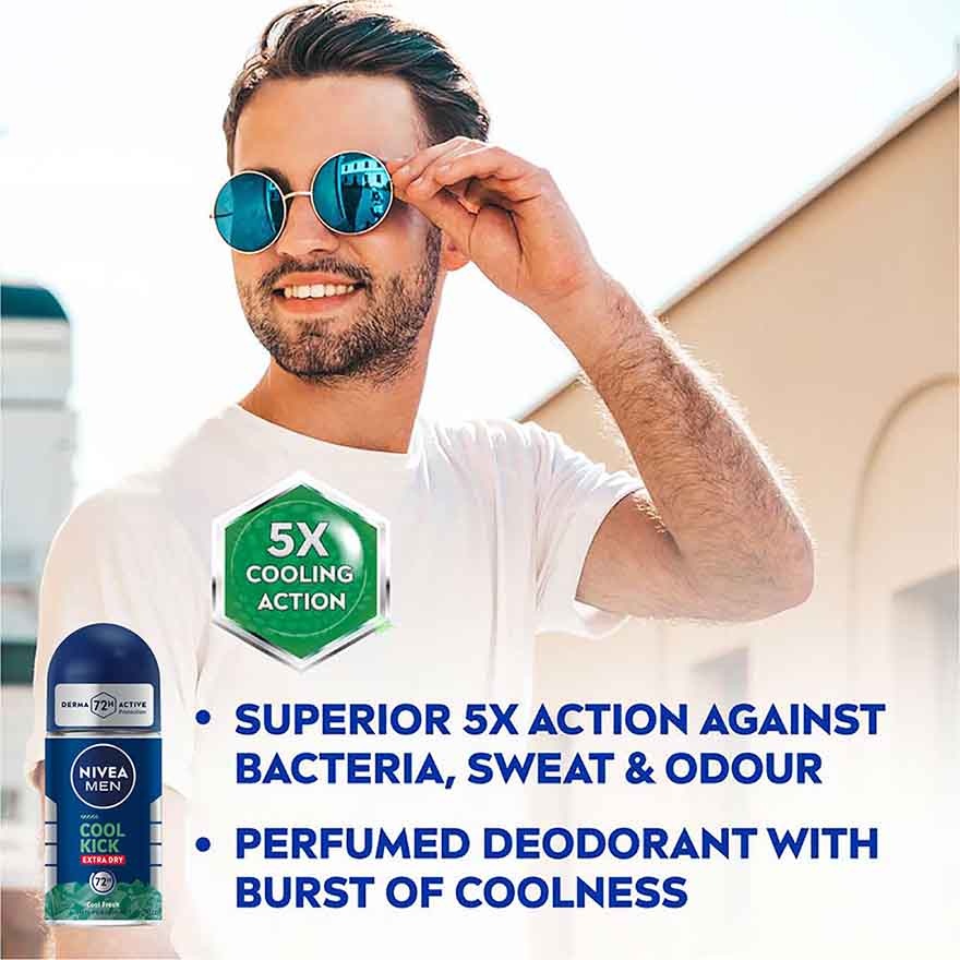 Deodorant Roll On Cool Kick Energy Fresh 2x50ml image