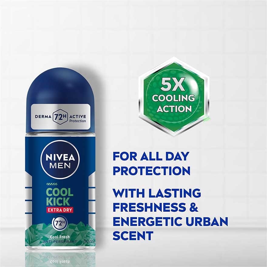 Deodorant Roll On Cool Kick Energy Fresh 2x50ml