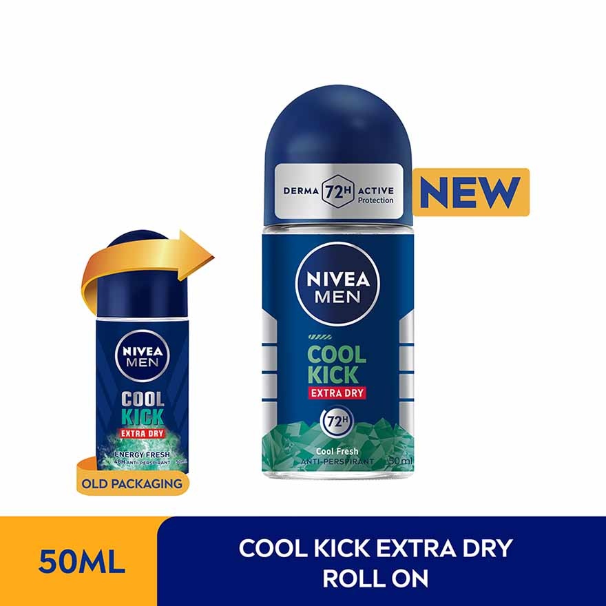 Deodorant Roll On Cool Kick Energy Fresh 2x50ml image