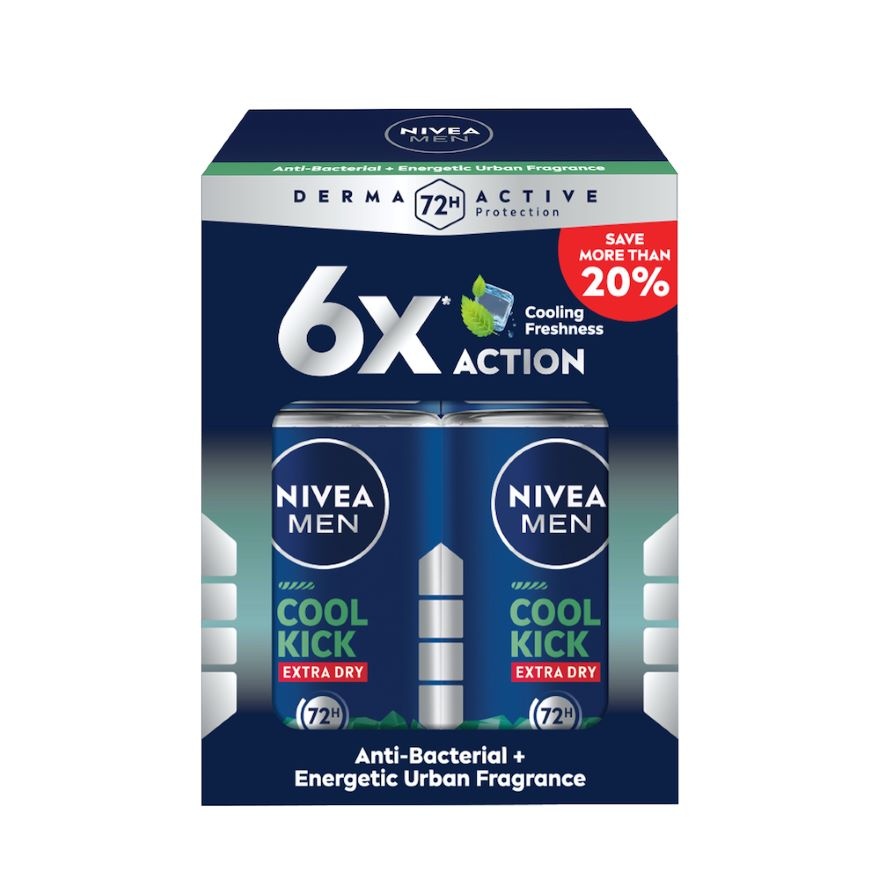 Deodorant Roll On Cool Kick Energy Fresh 2x50ml image