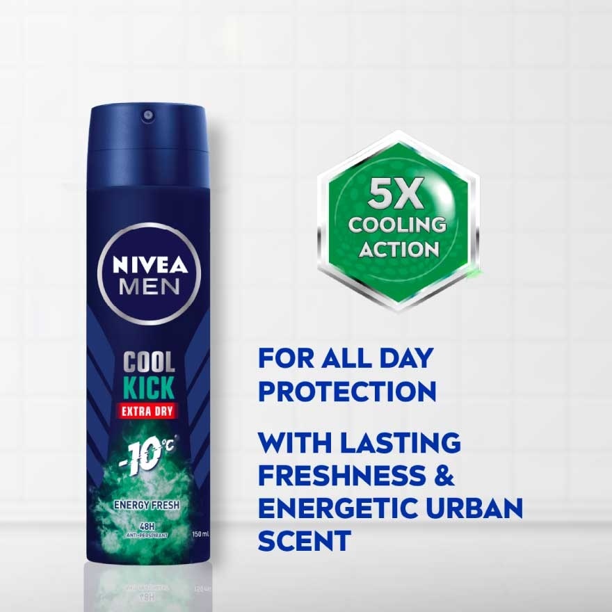 Deodorant Spray Cool Kick Energy Fresh 150ml