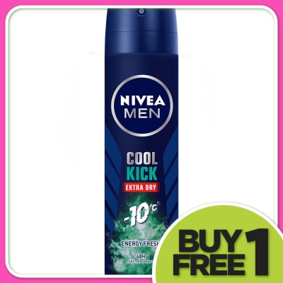 NIVEA FOR MEN Deodorant Spray Cool Kick Energy Fresh 150ml
