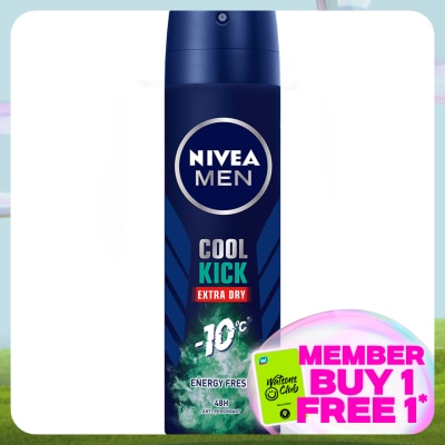 NIVEA FOR MEN Deodorant Spray Cool Kick Energy Fresh 150ml
