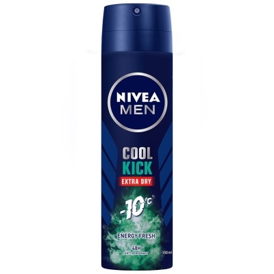 NIVEA FOR MEN Deodorant Spray Cool Kick Energy Fresh 150ml