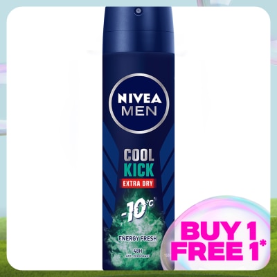 NIVEA FOR MEN Deodorant Spray Cool Kick Energy Fresh 150ml