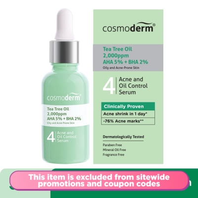 COSMODERM Tea Tree Oil Refining Oil Control Serum 30ml