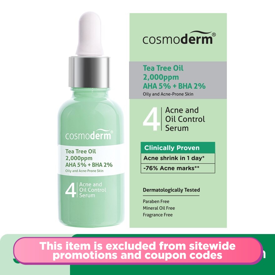 Tea Tree Oil Refining Oil Control Serum 30ml
