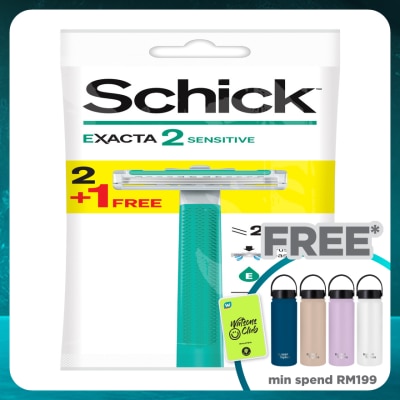 SCHICK Exacta2 Sensitive Disposable Razor 3's