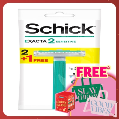 SCHICK Exacta2 Sensitive Disposable Razor 3's