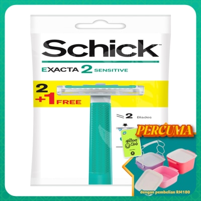 SCHICK - Exacta2 Sensitive Disposable Razor 3's
