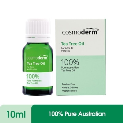 COSMODERM Tea Tree Oil 100% Pure Australian Tea Tree Oil 10m