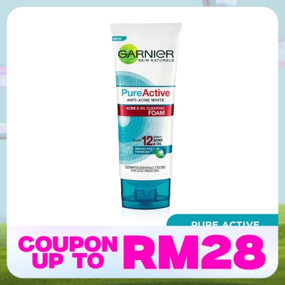 GARNIER PureActive Acne & Oil Clearing Foam 100ml