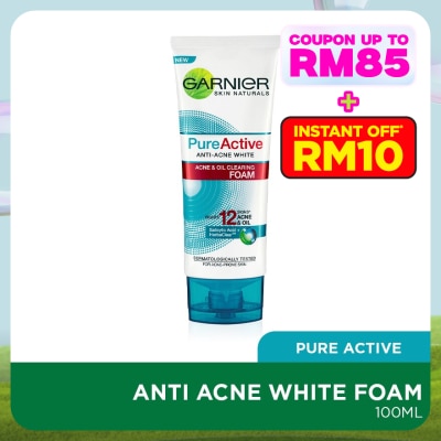 GARNIER PureActive Acne & Oil Clearing Foam 100ml