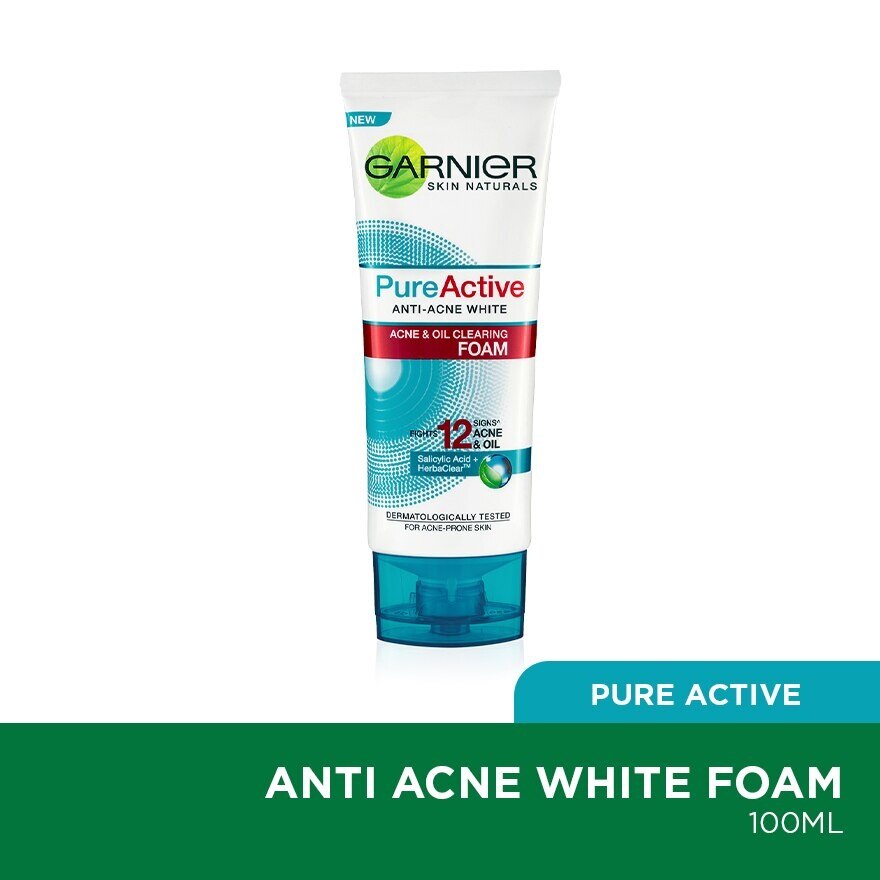 GARNIER PureActive Acne Oil Clearing Foam 100ml Watsons Malaysia
