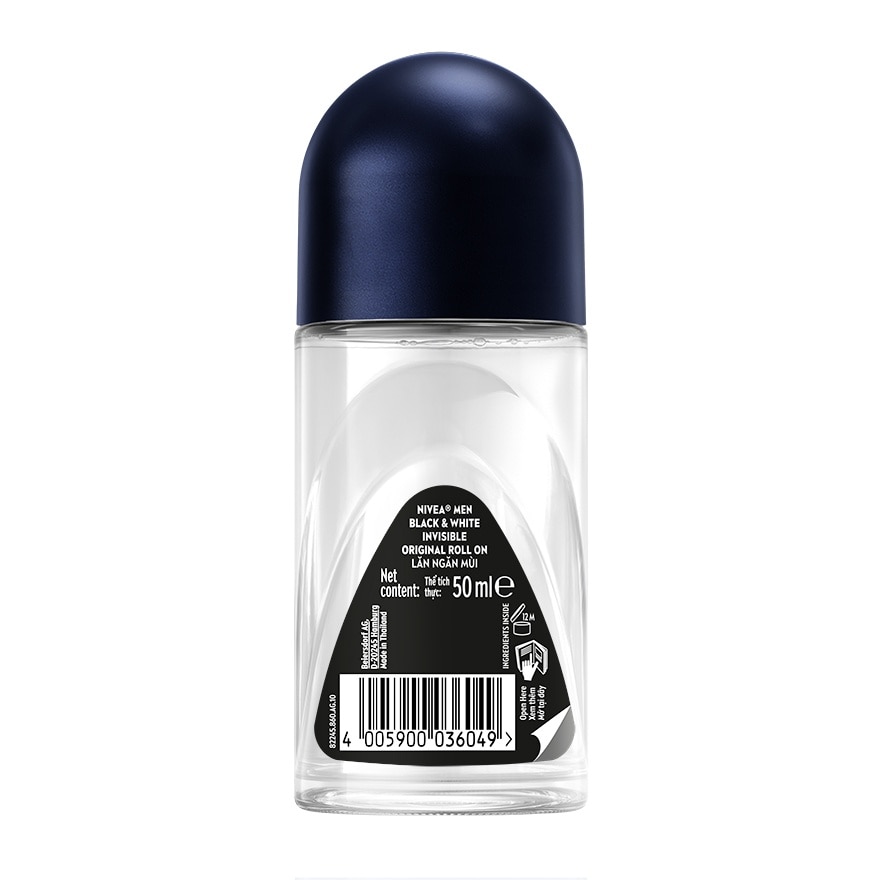 Deodorant Black & White Roll On 50ml