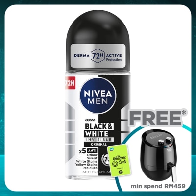 NIVEA FOR MEN Deodorant Black & White Roll On 50ml