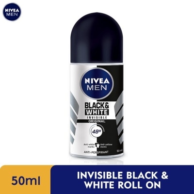 NIVEA FOR MEN Deodorant Black & White Roll On 50ml