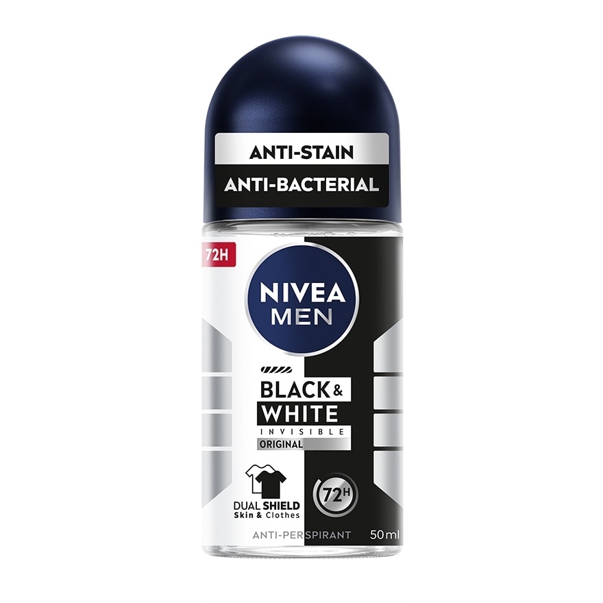 Deodorant Black & White Roll On 50ml