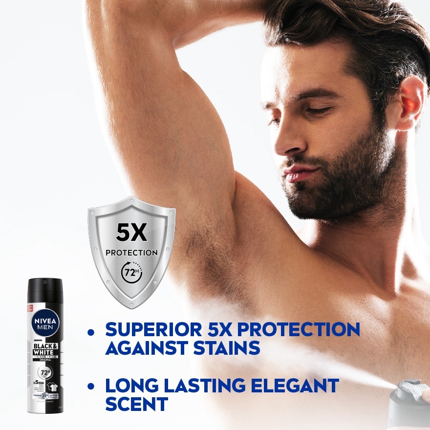 Deodorant Black & White Spray 150ml image