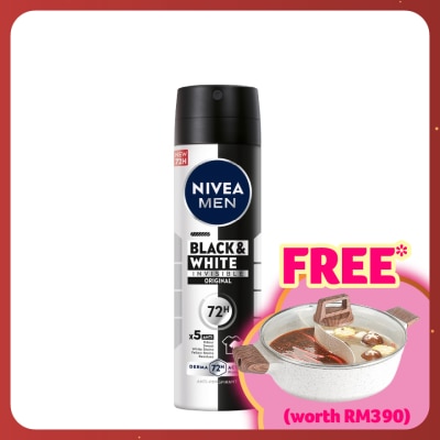 NIVEA FOR MEN Deodorant Black & White Spray 150ml