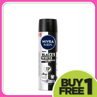 NIVEA FOR MEN Deodorant Black & White Spray 150ml