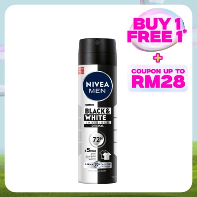 NIVEA FOR MEN Deodorant Black & White Spray 150ml