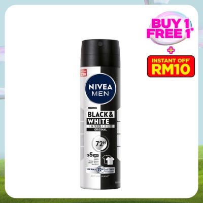 NIVEA FOR MEN Deodorant Black & White Spray 150ml