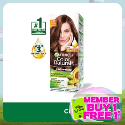 GARNIER HAIR COLOR Color Naturals 5.32 Caramel Brown 1's