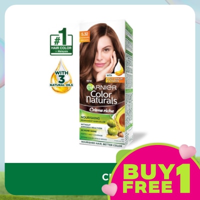 GARNIER HAIR COLOR Color Naturals 5.32 Caramel Brown 1's