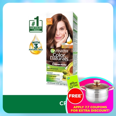 GARNIER HAIR COLOR - Color Naturals 5.32 Caramel Brown 1's